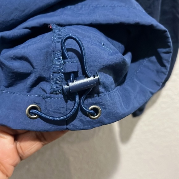 Levi’s Windbreaker Jacket Men’s S 1/2 Zip Pullover Blue White Water Resistant - Picture 13 of 14